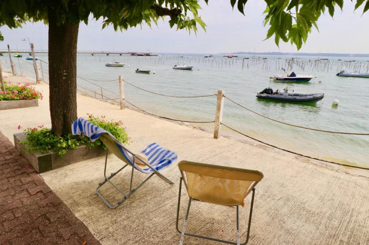Comfortable, Renovated Studio In Top Cap Ferret Location, 1St Line With Bay View Lège-Cap-Ferret Exteriör bild